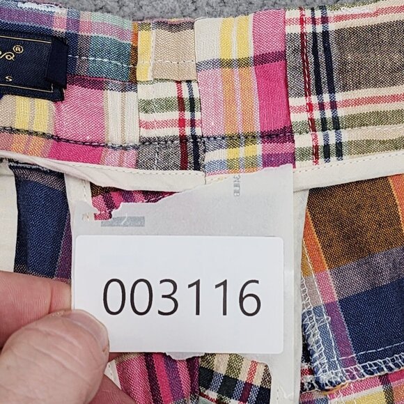 Bobby Jones Players Men's Patchwork Plaid Colorful Shorts Size 36 - Picture 15 of 15